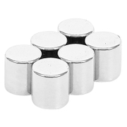 Магнит BGS цилиндричен  6 бр., ф 9.5x10 мм - product - 040 BGS1412