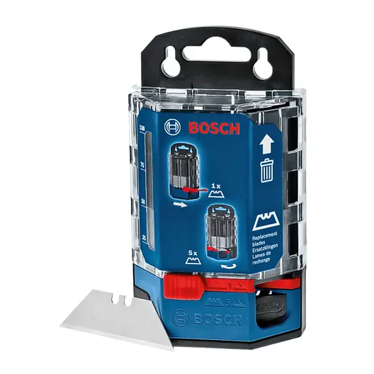 Резервно острие за макетен нож Bosch трапецовидно  63x19 мм, 50 бр.
