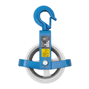 Макара строителна Brano с кука и капак  125 мм, 0.5 т, Z500 C - product - 040 BRA 677