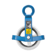 Макара строителна Brano с ухо и капак  125 мм, 0.5 т, Z500 D - product - 040 BRA 678