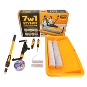 Комплект бояджийски инструменти Hardy валяк, ролки, дръжка, адаптор, тиксо и вана  400 мм, 1.5 л, Speedy 40 - product - 040 HRD1529