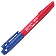 Маркер Milwaukee специализиран за бетон, метал, дърво и пластмаса син, Inkzall - product - 040 MLA1409