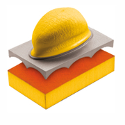 Шлайф ръчен Dronco с дръжка комплект с 4 гъби - product - 040 OSB1128