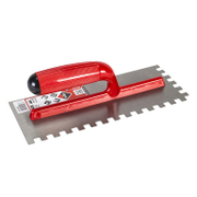 Маламашка Rubi за лепило назъбена стомана, 280х120 мм, стъпка 10х10 мм - product - 040 RUB 694