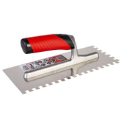 Маламашка Rubi за лепило назъбена неръждаема стомана, 280х120 мм, стъпка 8х8 мм, Rubiflex - product - 040 RUB 697