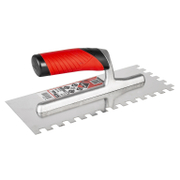 Маламашка Rubi за лепило назъбена неръждаема стомана, 280х120 мм, стъпка 10х10 мм, Rubiflex - product - 040 RUB 698