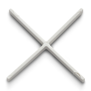 Ограничител за фуги Rubi на плочки кръстат  300 бр., 1.5 мм - product - 040 RUB1009