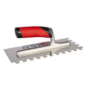 Маламашка Rubi за лепило назъбена неръждаема стомана, 280х120 мм, стъпка 12х12 мм, Rubiflex - product - 040 RUB1136