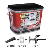 Система за нивелиране на плочки Rubi комплект  201 бр., за 1.5 мм, Delta Level - product - 040 RUB1192