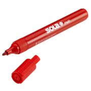 Маркер Sola специализиран за метал, дърво, стъкло и пластмаса червен, PMR - product - 040 SOL1284