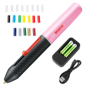 Акумулаторна писалка за топло лепене Bosch  розова, 2.4 V, 7 мм, Gluey - product - 041 BSH 100