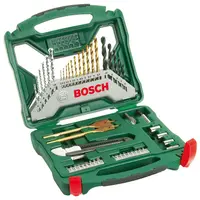 Комплект битове Bosch със свредла  1/4", 50 бр., X-Line Titanium