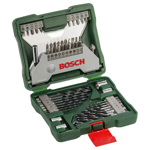 Комплект битове Bosch със свредла  1/4", 43 бр., X-Line