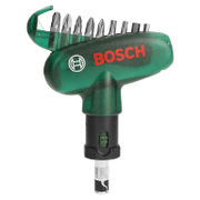 Отвертка държач Bosch с тресчотен механизъм, комплект с битове 10 бр. - product - 041 BSH 480