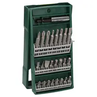 Комплект битове Bosch PH/PZ/SB/TX/SW с магнитен държач  1/4", 25 бр., Mini-X-Line