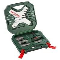 Комплект битове Bosch със свредла  1/4", 54 бр., X-Line