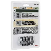 Комплект битове Bosch със свредла и държач  1/4", 19 бр., Uneo Mixed Set