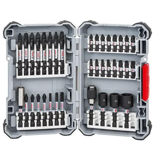 Комплект битове Bosch PH/PZ/SB/TX/SW с магнитен държач  1/4", 36 бр., Impact Control Multi Construction