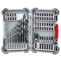 Комплект битове Bosch със свредла  1/4", 35 бр., Impact Control Multi Construction