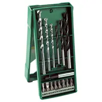Комплект битове Bosch със свредла  1/4", 15 бр., Mini-X-Line