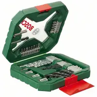 Комплект битове Bosch със свредла  1/4", 34 бр., X-Line