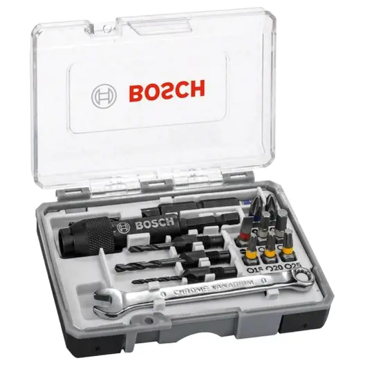 Комплект битове Bosch със свредла  1/4", 20 бр.