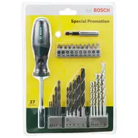 Комплект битове Bosch със свредла  27 бр.