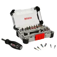 Комплект битове Bosch PH/PZ/SB/TX/SW с магнитен държач  1/4", 5/22", 42 бр.