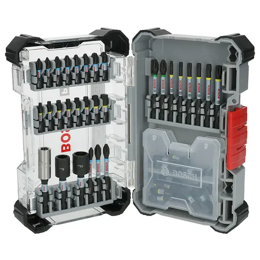 Комплект битове Bosch с магнитен държач  50 бр., PRO Impact