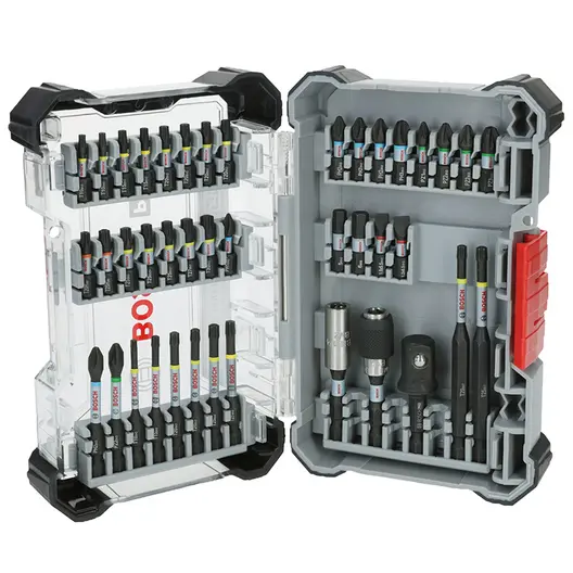 Комплект битове Bosch с магнитен държач  41 бр., PRO Impact