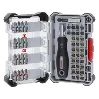 Комплект битове Bosch PH/PZ/SB/TX/SW с магнитен държач  1/4", 25 мм, 50 бр., Extra Hard
