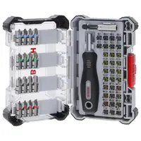 Комплект битове Bosch PH/PZ/SB/TX/SW с магнитен държач  1/4", 25 мм, 50 бр., Extra Hard