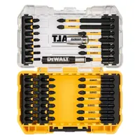 Комплект битове DeWALT PH/PZ/TX с магнитен държач  1/4", 37 бр., Extreme FlexTorq