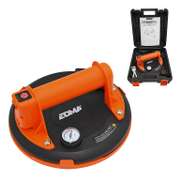 Вендуза Edma акумулаторна за плоскости с аналогов манометър  с вградена батерия и USB кабел, 3.7 V, 0.9 Ah, ф 198 мм, 130 кг - product - 041 EDM1080