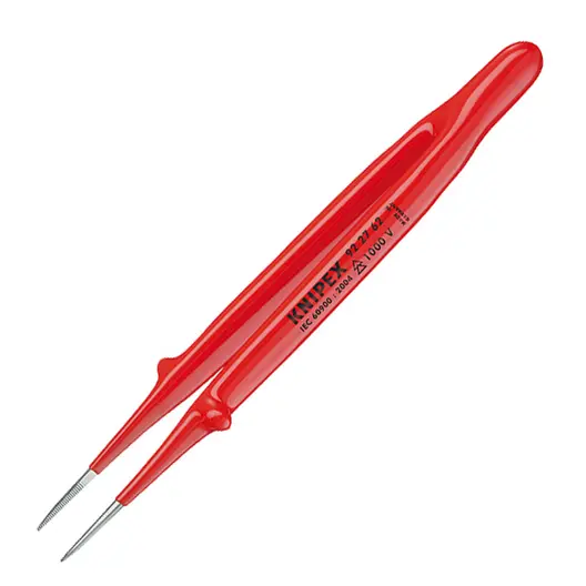 Пинсети за фина механика Knipex изолирани VDE  150 мм, прави, 92 27 62