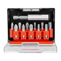 Комплект битове Makita PH/PZ/TX с магнитен държач  1/4", 12 бр.