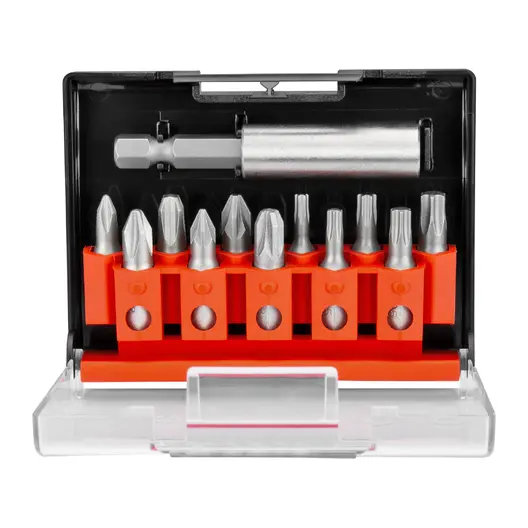 Комплект битове Makita PH/PZ/TX с магнитен държач  1/4", 12 бр.