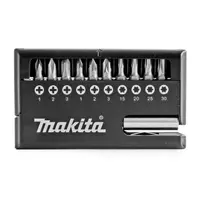 Комплект битове Makita PH/PZ/TX с магнитен държач  1/4", 11 бр.