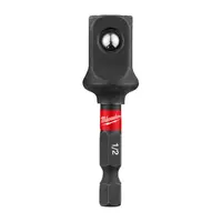 Адаптор преход за вложки Milwaukee  шестостен - квадрат, 1/2" х 1/4", Shockwave