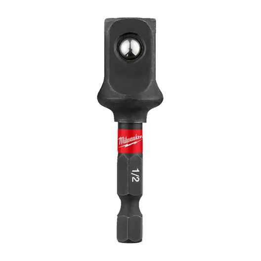 Адаптор преход за вложки Milwaukee  шестостен - квадрат, 1/2" х 1/4", Shockwave