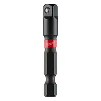 Адаптор преход за вложки Milwaukee  шестостен - квадрат, 1/4" х 1/4", Shockwave