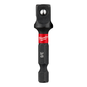 Адаптор Milwaukee за вложка шестостен - квадрат, 1/4" - 3/8", 50 мм, Shockwave