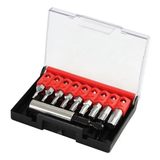 Комплект битове Narex Bystrice TX Torx с магнитен държач  1/4", 10 бр., 8578
