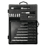 Комплект битове Narex Bystrice със свредла и държач  1/4, 11 бр. - product - 041 NRX 191