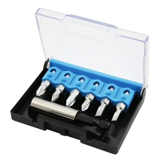 Комплект битове Narex Bystrice PH/PZ/SB с магнитен държач  1/4", 30 мм, 7 бр., 8567