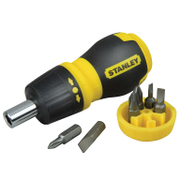 Отвертка Stanley със сменяеми накрайници магнитна, с тресчотка комплект 7 бр., 0-66-358 - product - 041 STY 408