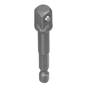 Адаптор преход за вложки Wolfcraft шестостен - квадрат 1/4" х 3/8", 65 мм