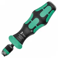 Магнитна отвертка-държач Wera с тресчотка  1/4" x 140 мм, Kraftform Kompakt 838 RA-R L