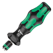 Отвертка Wera държач за битове магнитна с тресчотка 1/4x146 мм, 826 T Kraftform Turbo - product - 041 WRA 888