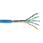 Кабел F/UTP Schrack Technik за компютърна мрежа  Cu, син - product - 042 SRK 564